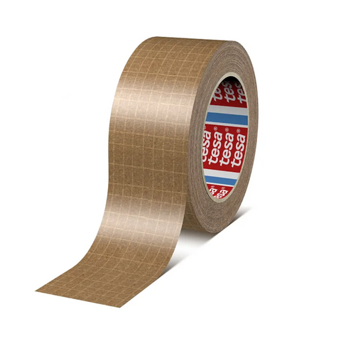 Tesa 60013 Reinforced Paper Packaging Tape 50mm x25m (up to 25kg)