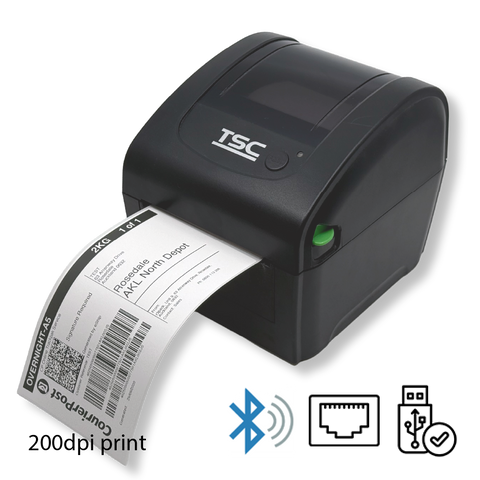 TSC DA220 Courier Label printer 200dpi USB+LAN+BT (2yr warranty)