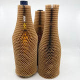 Paper Honeycomb Bottle Wrap 35cm x 10mm (5x sample)
