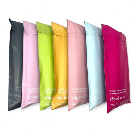 Recycled Courier Bag A4 250x325mm (pack of 100) Coloured