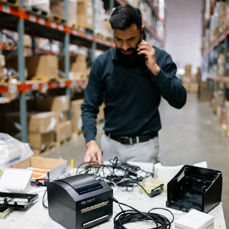 TSC printer support call with Techspan (TSC agent for NZ) – r3pack