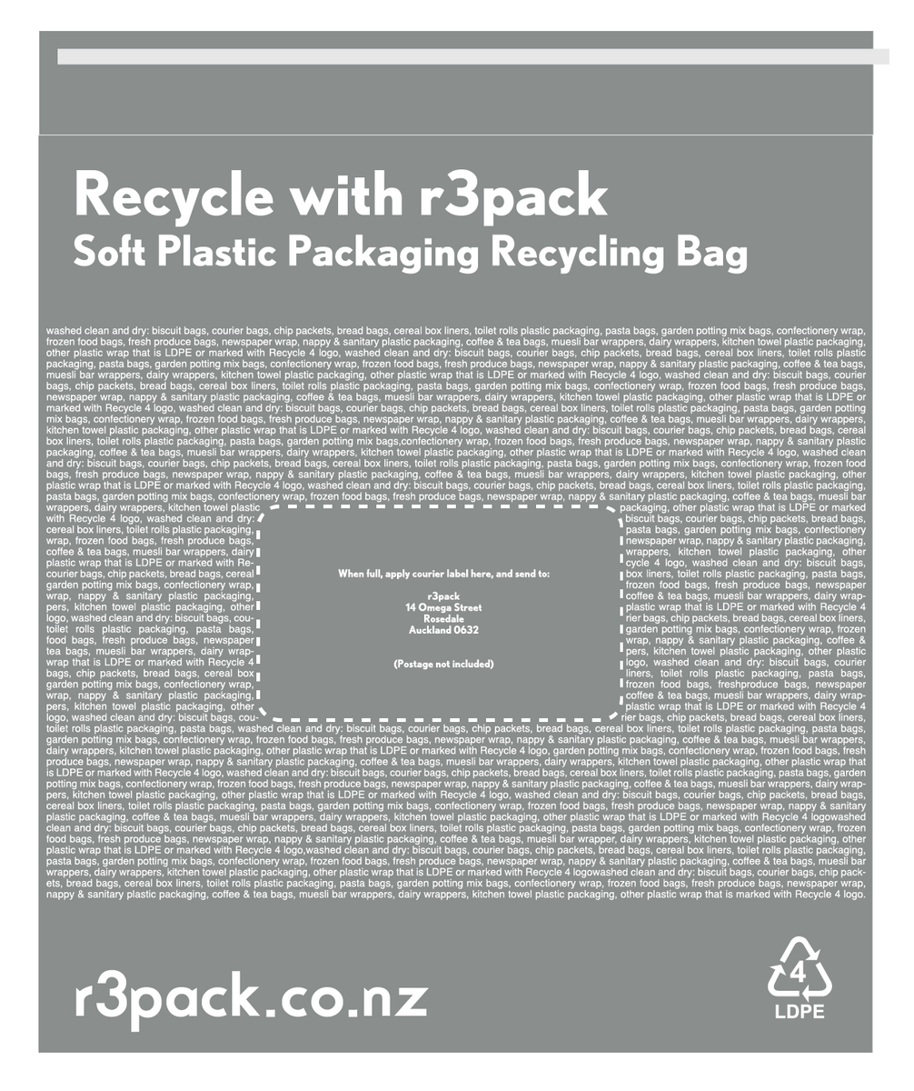 Soft Plastics Recycling Bag – r3pack1